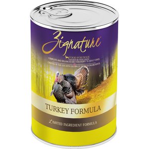 Zignature Turkey Limited Ingredient Formula Grain-Free Canned Dog Food, 13-oz, case of 12