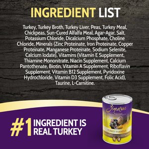 Zignature Turkey Limited Ingredient Formula Canned Dog Food, 13-oz, case of 12