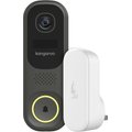 Kangaroo Doorbell & Chime Video Camera, Black