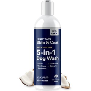 Honest Paws Nourising Skin & Coat Dog Shampoo & Conditioner, 16-oz bottle