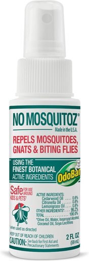 No Natz No Mosquitoz Dog Bug Repellant Spray, 2-oz bottle