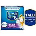 Fresh Step Multi-Cat Extra Strength Scented Clumping Cat Litter, 14-lb