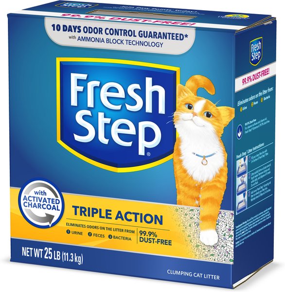 fresh step triple action cat litter