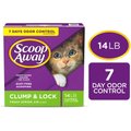 Scoop Away Clump & Lock Scented Clumping Clay Cat Litter, 14-lb box