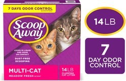Scoop Away Multi-Cat Meadow Fresh Scented Clumping Clay Cat Litter, 14-lb box