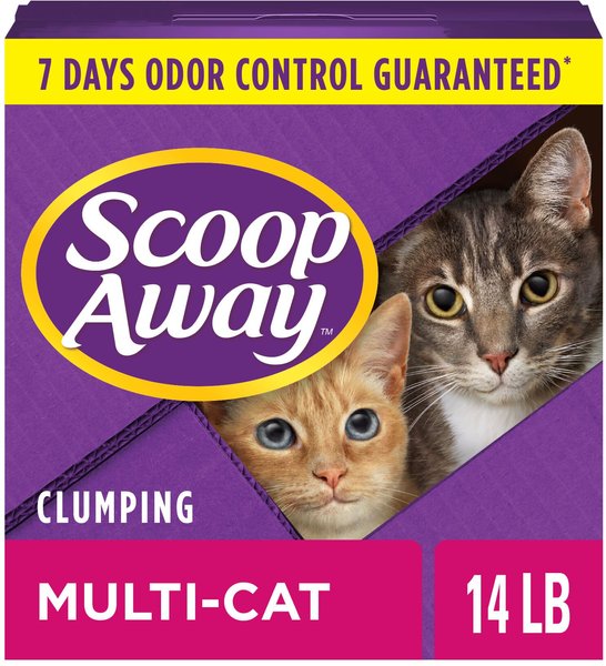 Scoop Away Multi-Cat Meadow Fresh Scented Clumping Clay Cat Litter, 14-lb box slide 1 of 8