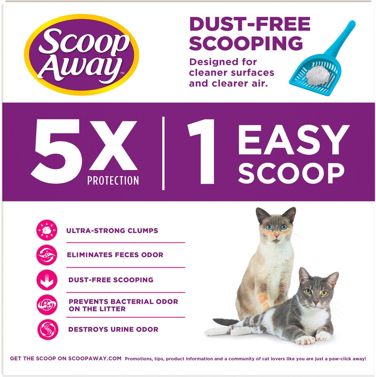 Scoop away multi cat hot sale litter