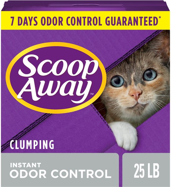 Scoop Away Clean Breeze Scented Clumping Clay Cat Litter, 25-lb box slide 1 of 8