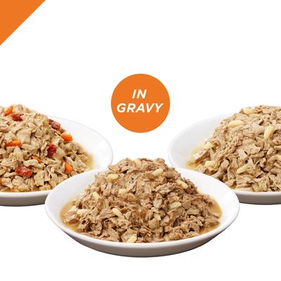 Show full view: Purina Pro Plan Chicken & Turkey Favorites Variety Pack Canned Cat Food, 3-oz, case of 24 slide 4 of 13