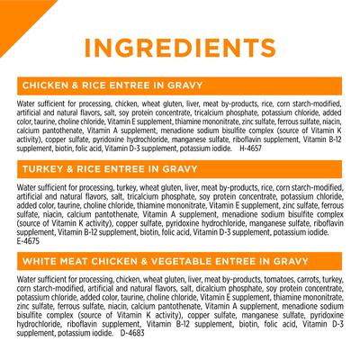 Show full view: Purina Pro Plan Chicken & Turkey Favorites Variety Pack Canned Cat Food, 3-oz, case of 24 slide 8 of 13