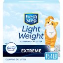 Fresh Step Lightweight Extreme Febreze Scented Clumping Clay Cat Litter, 15.4-lb box
