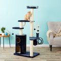 MidWest Feline Nuvo Playhouse 61.5-in Faux Fur Cat Tree & Condo