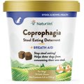 NaturVet Coprophagia Plus Breath Aid Soft Chews Coprophagia Supplement for Dogs, 70 count