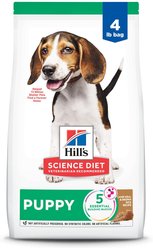 Hill's Science Diet Puppy Lamb Meal & Brown Rice Recipe Dry Dog Food, 4-lb bag