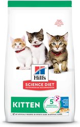 Hill's Science Diet Kitten Dry Ocean Fish & Brown Rice Recipe Dry Cat Food, 3.5-lb bag
