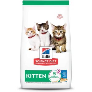 Hill's Science Diet Kitten Dry Ocean Fish & Brown Rice Recipe Dry Cat Food, 3.5-lb bag