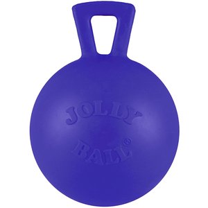 Jolly Pets Tug-n-Toss Mini Dog Toy, Blue, 3-in
