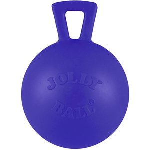 Jolly Pets Tug-n-Toss Mini Dog Toy, Purple, 4-in