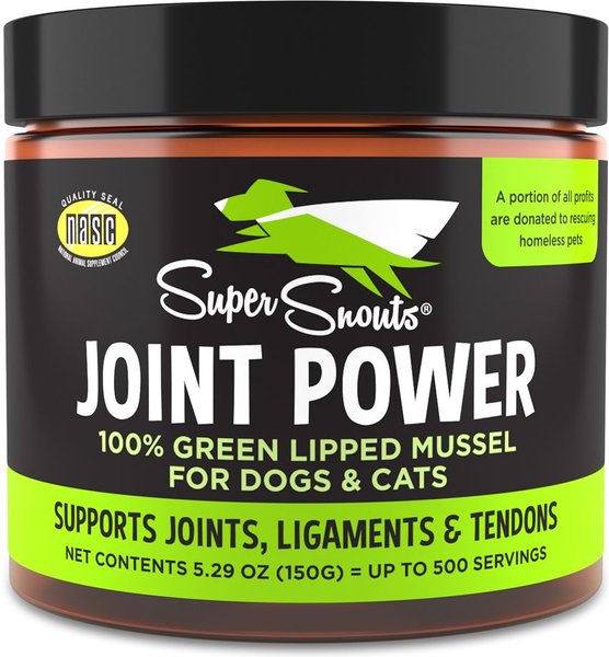 SUPER SNOUTS Joint Power 100 Green Lipped Mussels Dog Cat