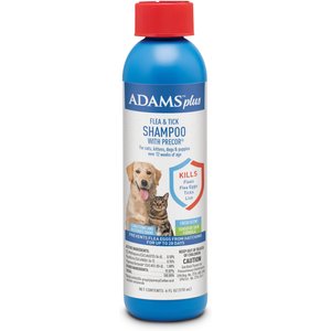 Adams Plus Flea & Tick Shampoo, 6-oz bottle