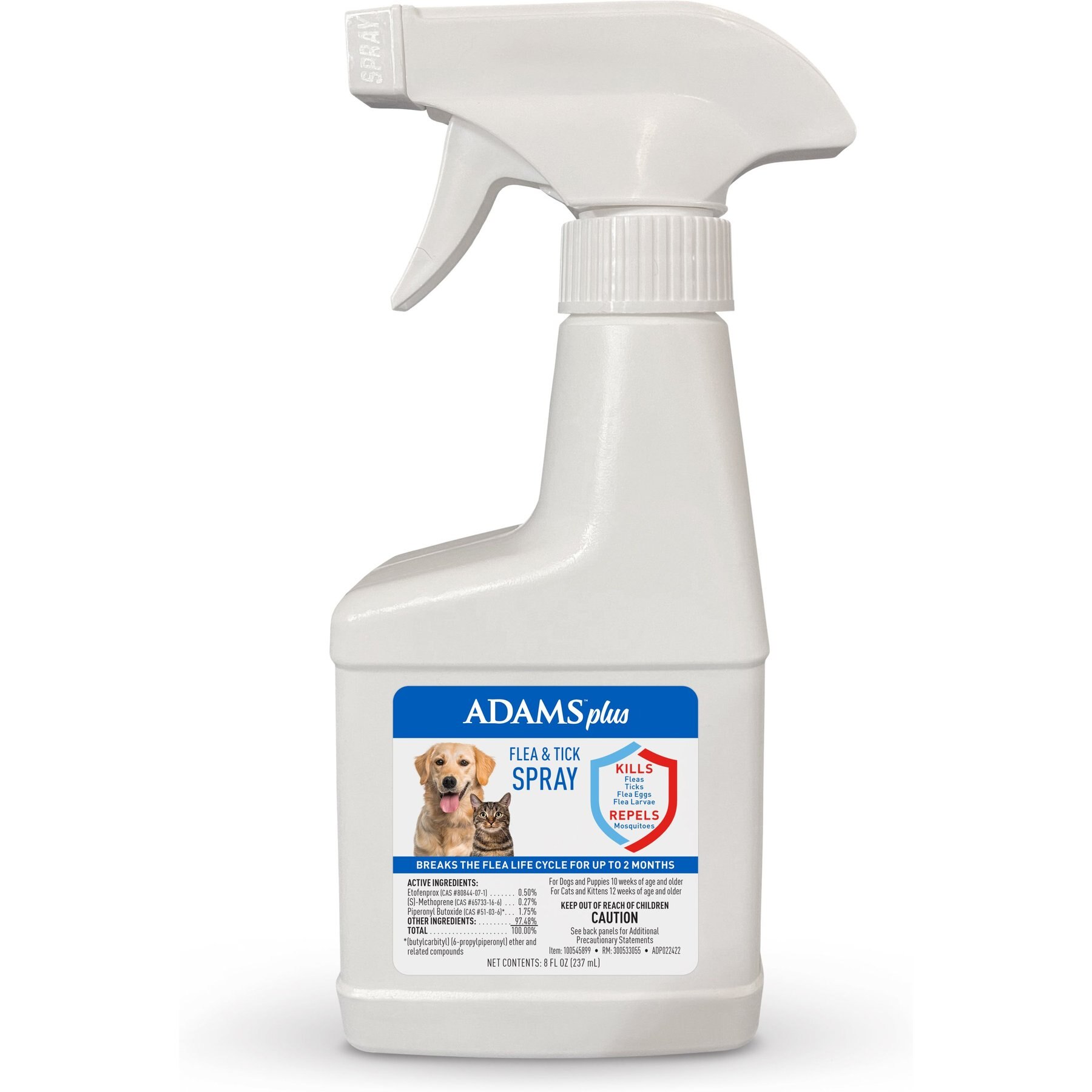 ADAMS Plus Flea Tick Spray 8 oz bottle Chewy