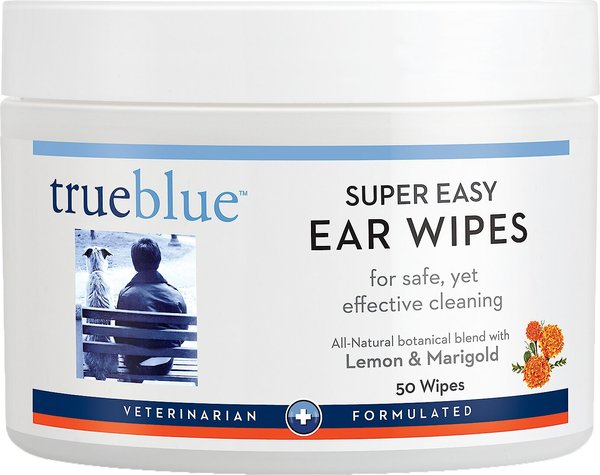 TrueBlue Pet Products Super Easy Dog Ear Wipes, 50 count slide 1 of 6