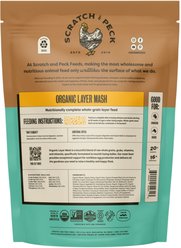 Scratch and Peck Feeds Organic 16% Protein Layer Mash Chicken Feed, 10-lb bag slide 2 of 8
