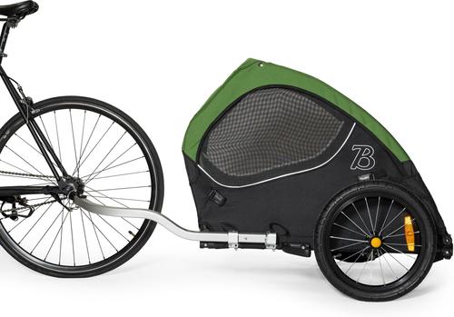 Show full view: Burley Tail Wagon Dog Bicycle Trailer, Fern Green, Standard slide 5 of 10