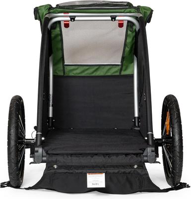 Show full view: Burley Tail Wagon Dog Bicycle Trailer, Fern Green, Standard slide 8 of 10