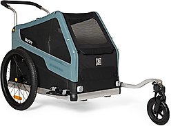 Burley Bark Ranger Dog Bicycle Trailer, Blue Spruce, Standard