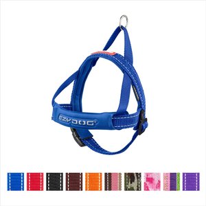 EzyDog Quick Fit Dog Harness, Blue, Small