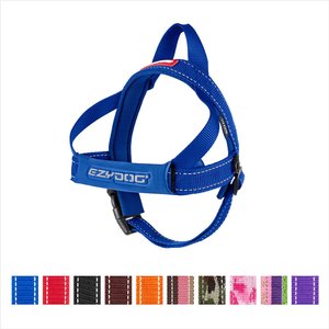 EzyDog Quick Fit Dog Harness, Blue, Medium