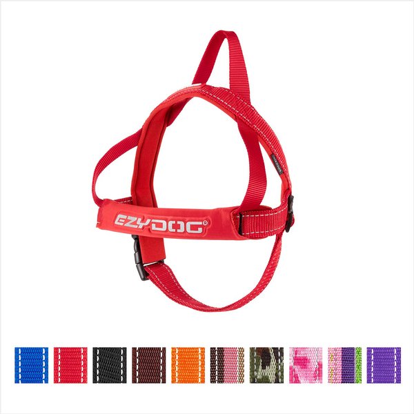 EzyDog Quick Fit Dog Harness, Red, Large slide 1 of 12