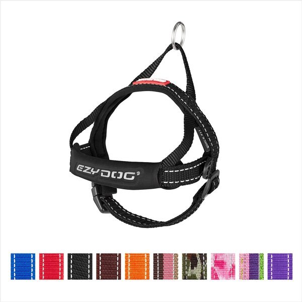 EzyDog Quick Fit Dog Harness, Black, X-Small slide 1 of 12