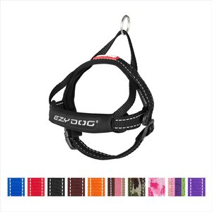 EzyDog Quick Fit Dog Harness, Black, X-Small