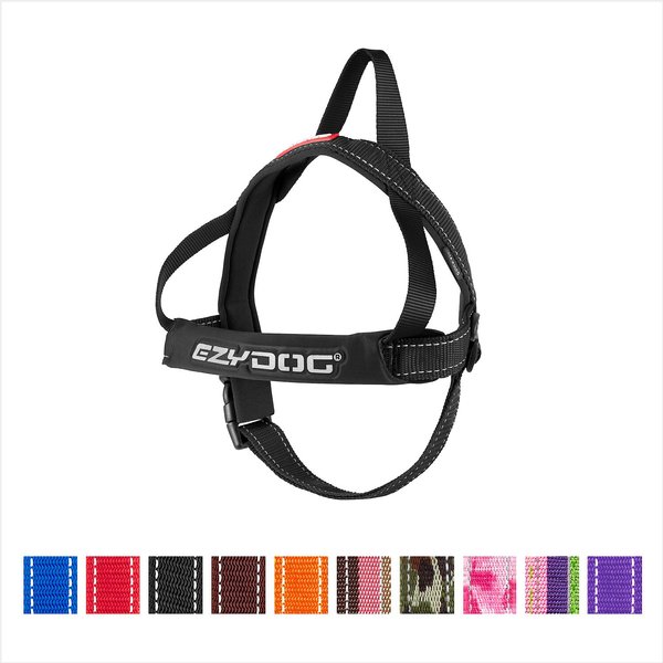 EzyDog Quick Fit Dog Harness, Black, Large slide 1 of 12