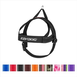 EzyDog Quick Fit Dog Harness, Black, X-Large