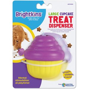 Brightkins Cupcake Treat Dispensing Dog Toy, Large