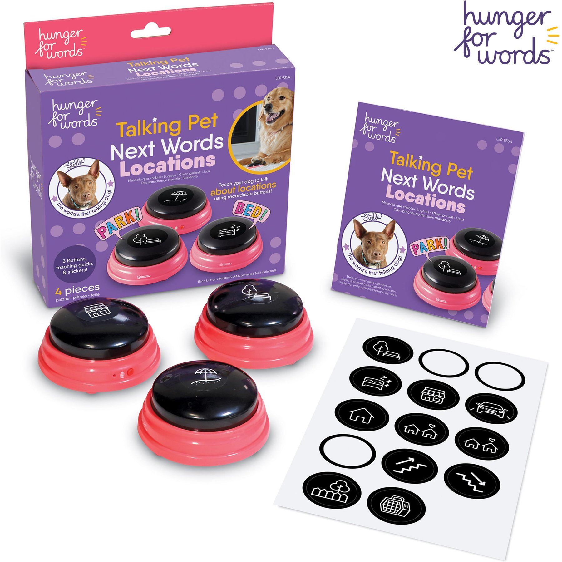 Brightkins Pooch School Training Set - 15 Piece Set Training Games for  Dogs, Games and Toys for Dogs