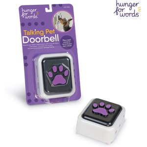 Hunger for Words Talking Pet Doorbell Dog Toy