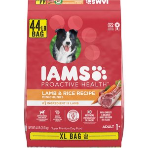 Iams Proactive Health Minichunks Small Kibble with Lamb & Rice Adult Dry Dog Food, 44-lb bag