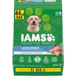 Iams Proactive Health Large Breed Adult with Real Chicken Dry Dog Food, 44-lb bag