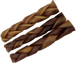 HDP Collagen Natural Braided Bully Stick Dog Treat