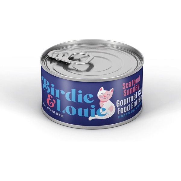 BIRDIE LOUIE Tuna Olives Flavored Chunks in Gravy Canned Cat