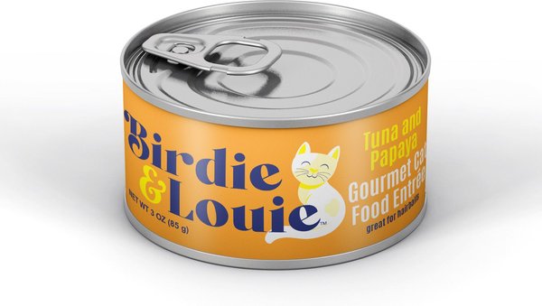 BIRDIE LOUIE Tuna Papaya Flavored Chunks in Gravy Canned Cat