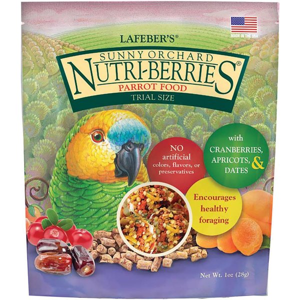 Discontinued - LAFEBER Sunny Orchard Parrot Nutri-Berries Bird Food, 1 ...