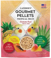 Lafeber Cockatiel Tropical Fruit Pellets Bird Food, 1-oz bag