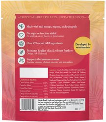 Lafeber Cockatiel Tropical Fruit Pellets Bird Food, 1-oz bag slide 2 of 2