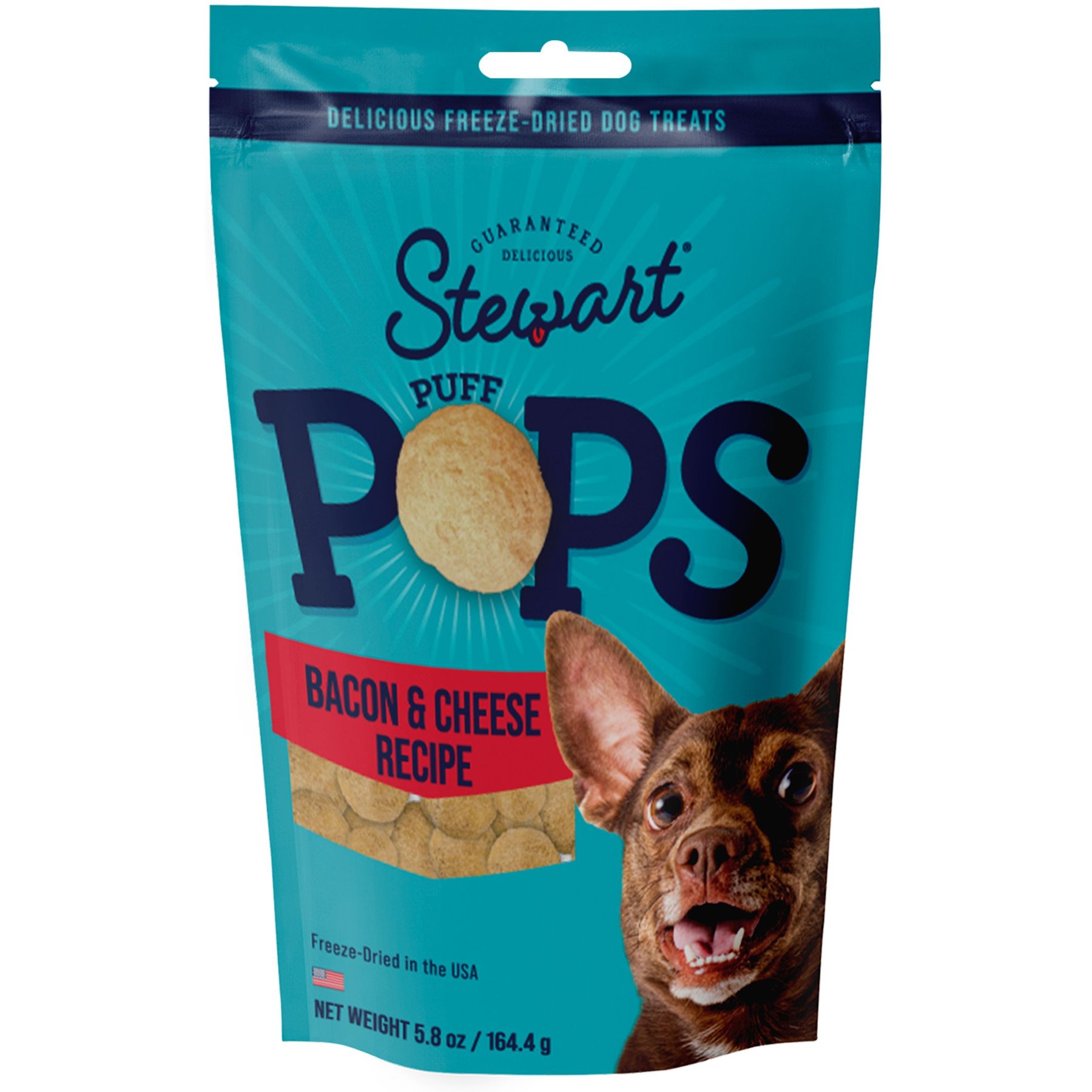 Stewart Pro-Treat Bacon Pop-Its Bacon Cheeseburger Recipe Freeze-Dried Dog Treats