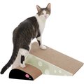 Kensie Cheese & Mouse Cat Scratcher, Large, White